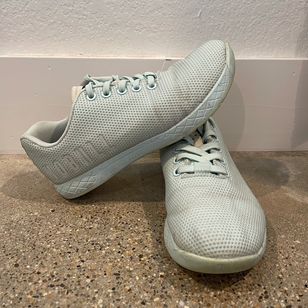 Women’s Mint Blue NoBull Shoe